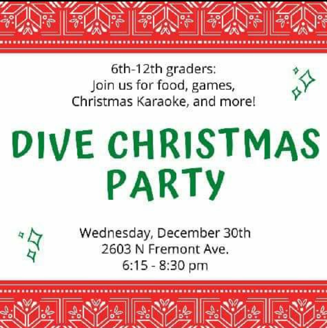DIVE Christmas Party | Freshwater Church